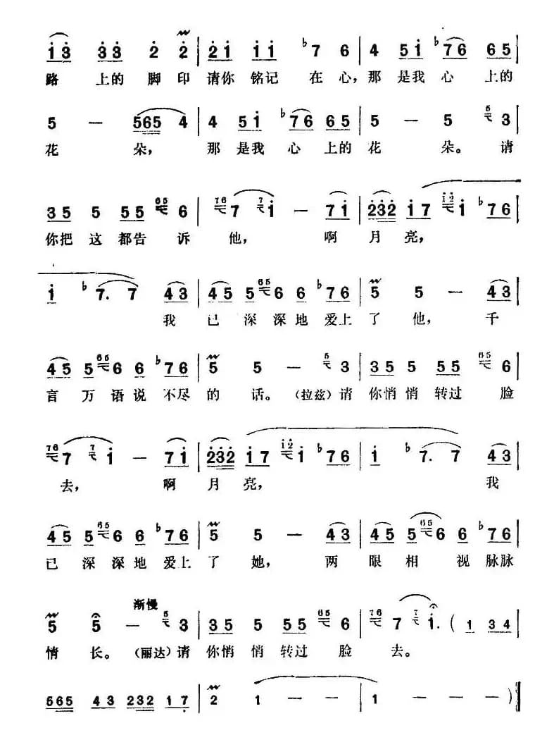 [印度]月光下的誓言（电影《流浪者》插曲）