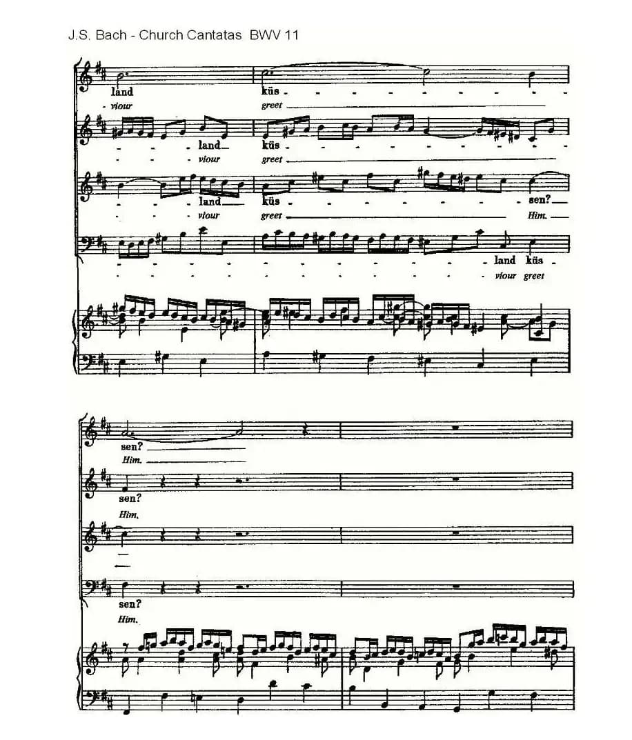 Lobet Gott in Seinen Reicben(颂扬上帝)