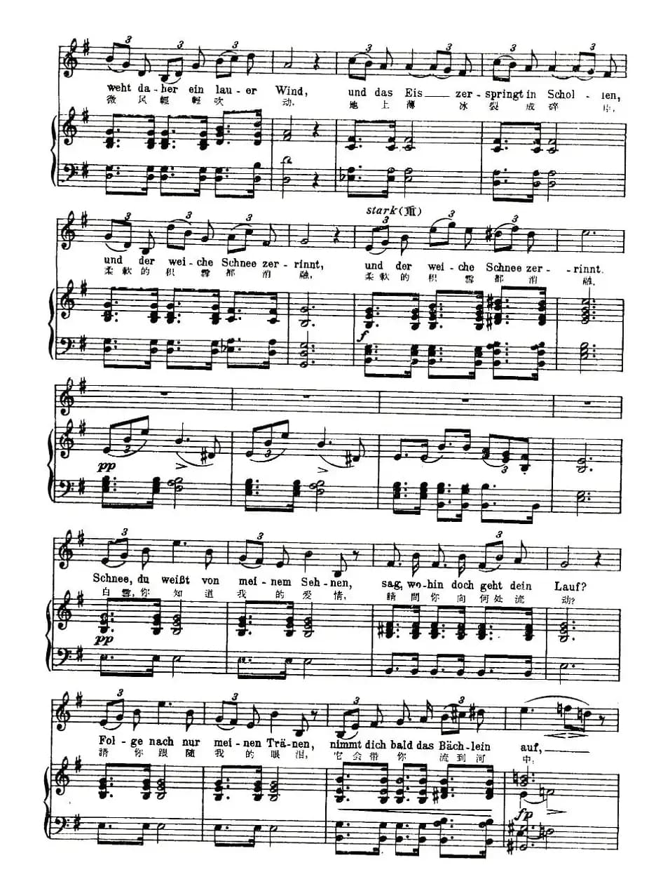 泪河（中外文对照版、正谱 [奥]）