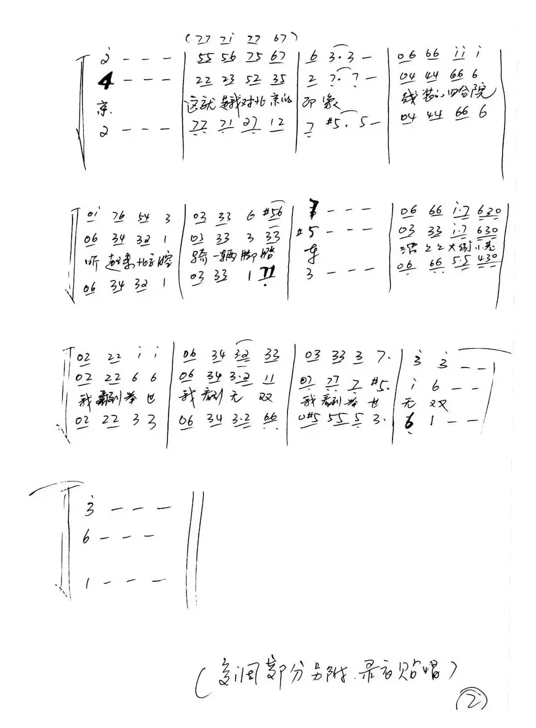 北京印象（三重唱）