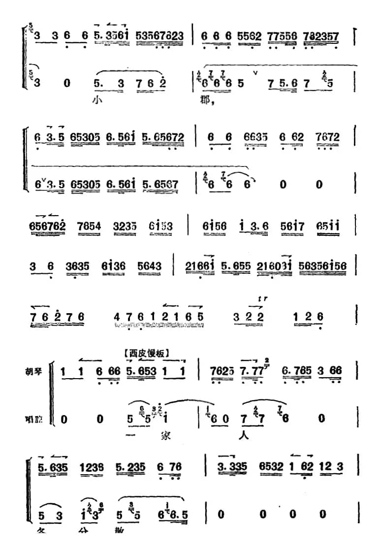 《太真外传》唱腔选：杨玉环生至在那华阴小郡