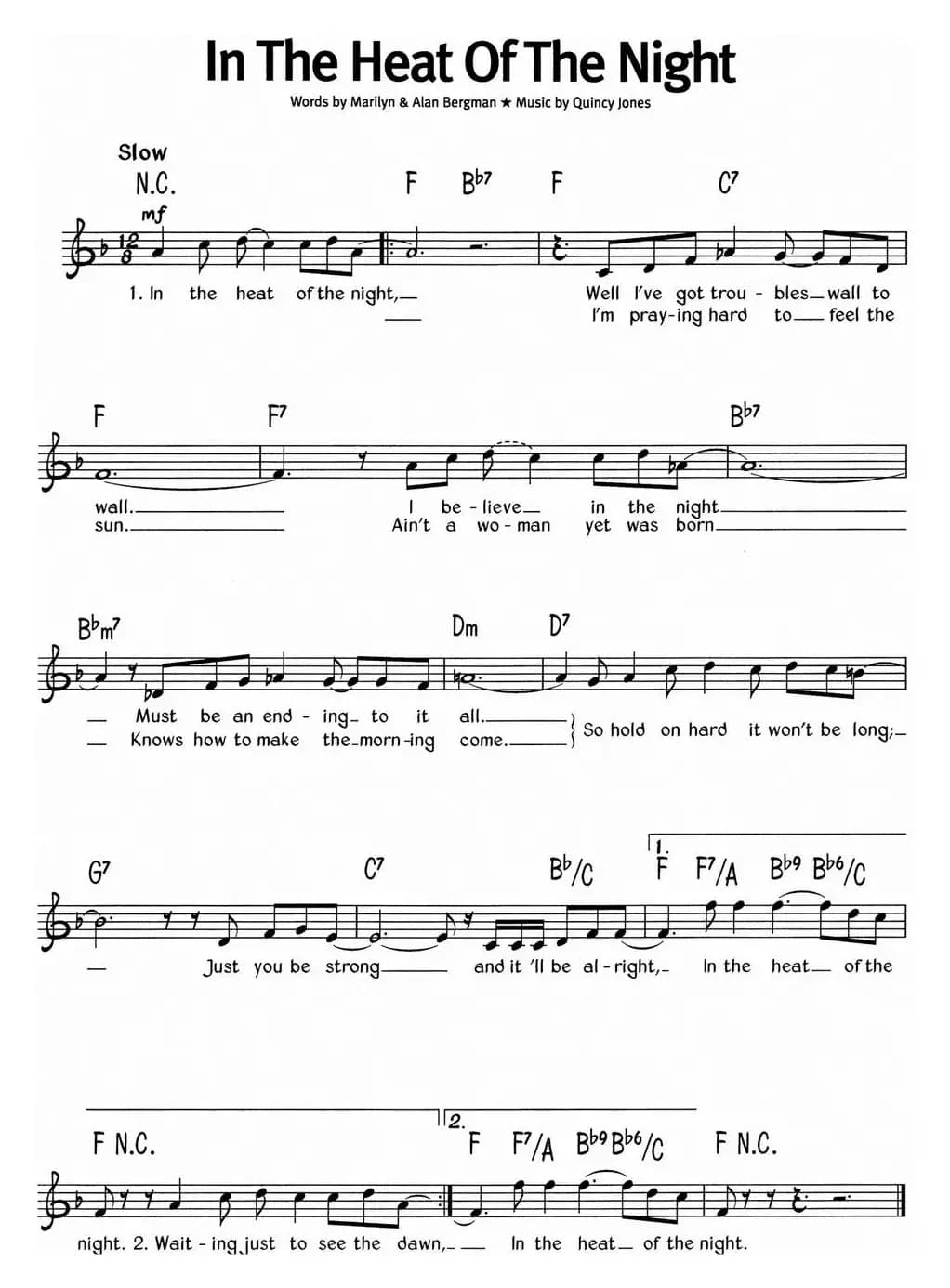 蓝调音乐：In The Heat Of The Night