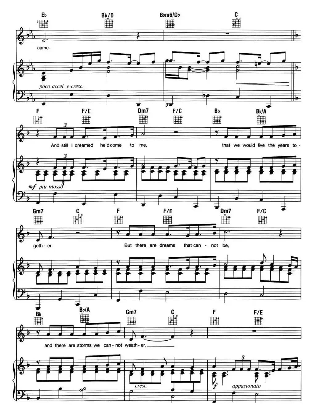 I Dreamed a Dream （音乐剧《悲惨世界》（Les Miserables）选曲、正谱 ）