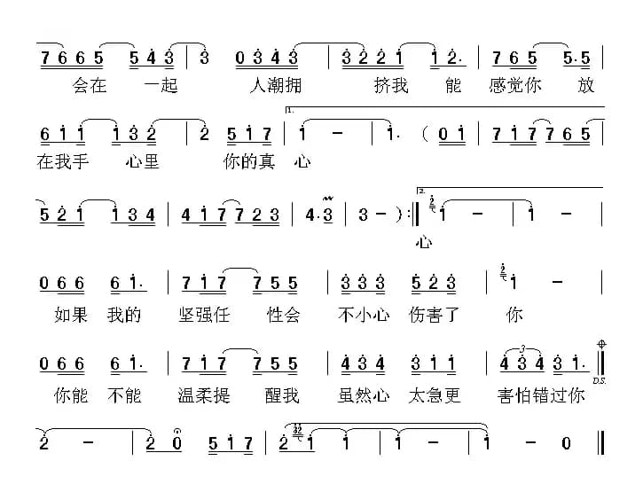 勇气（敬业词 光良曲）