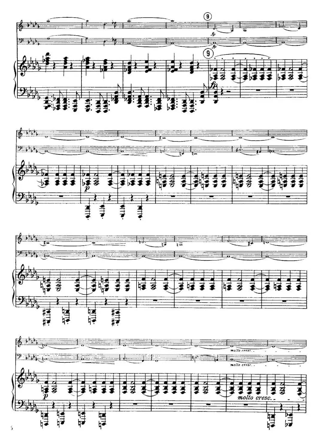 Franck《Piano Trio Op.1 No.1,F-sharp minor》(Ⅲ、小提琴+大提琴+钢琴伴奏)