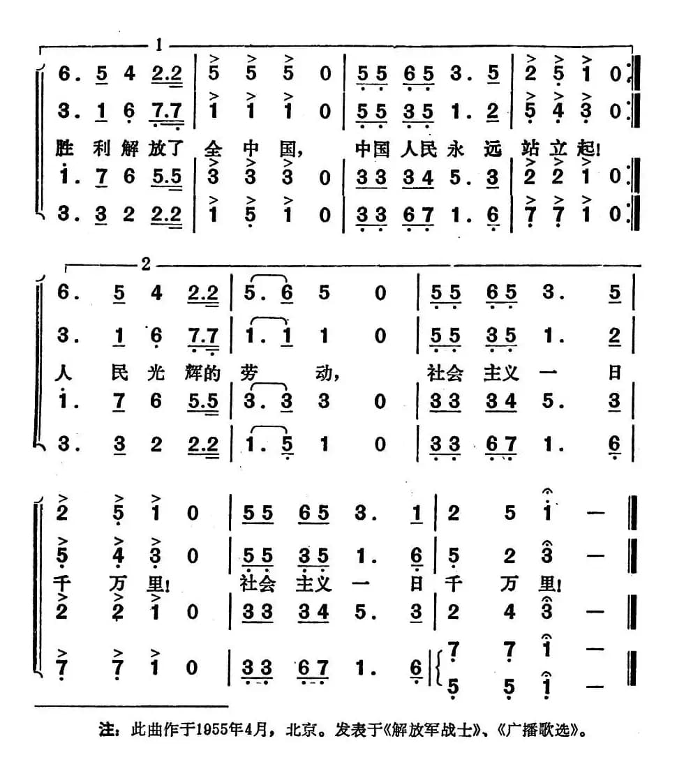 人民战士进行曲