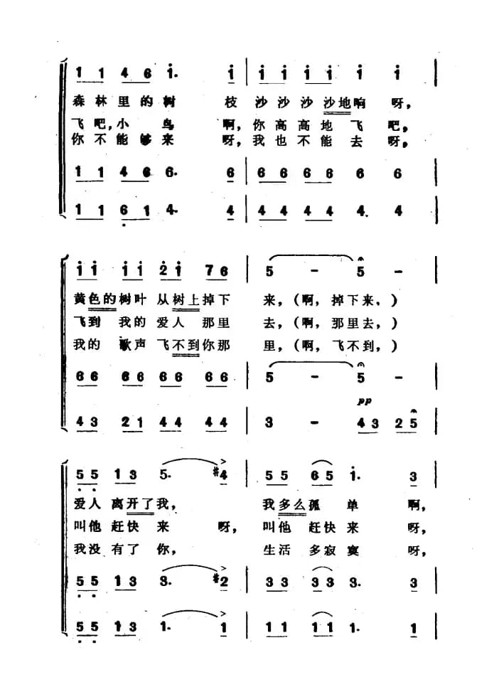 [波]小鸟（合唱 波兰民歌）