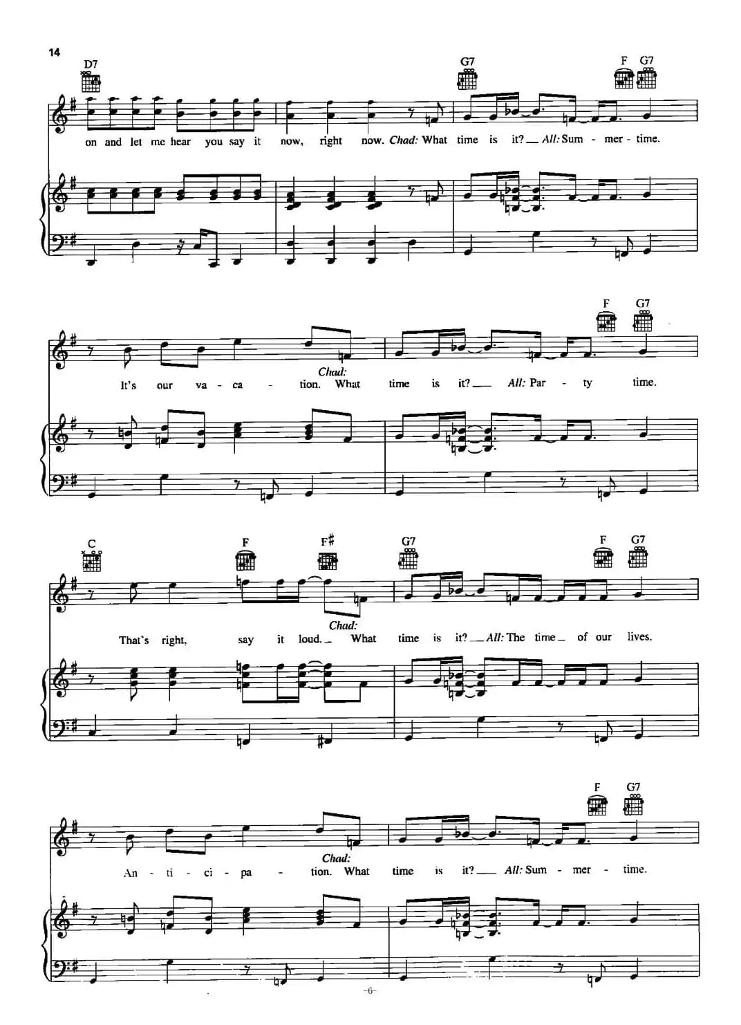 [美] What Time Is In（正谱）