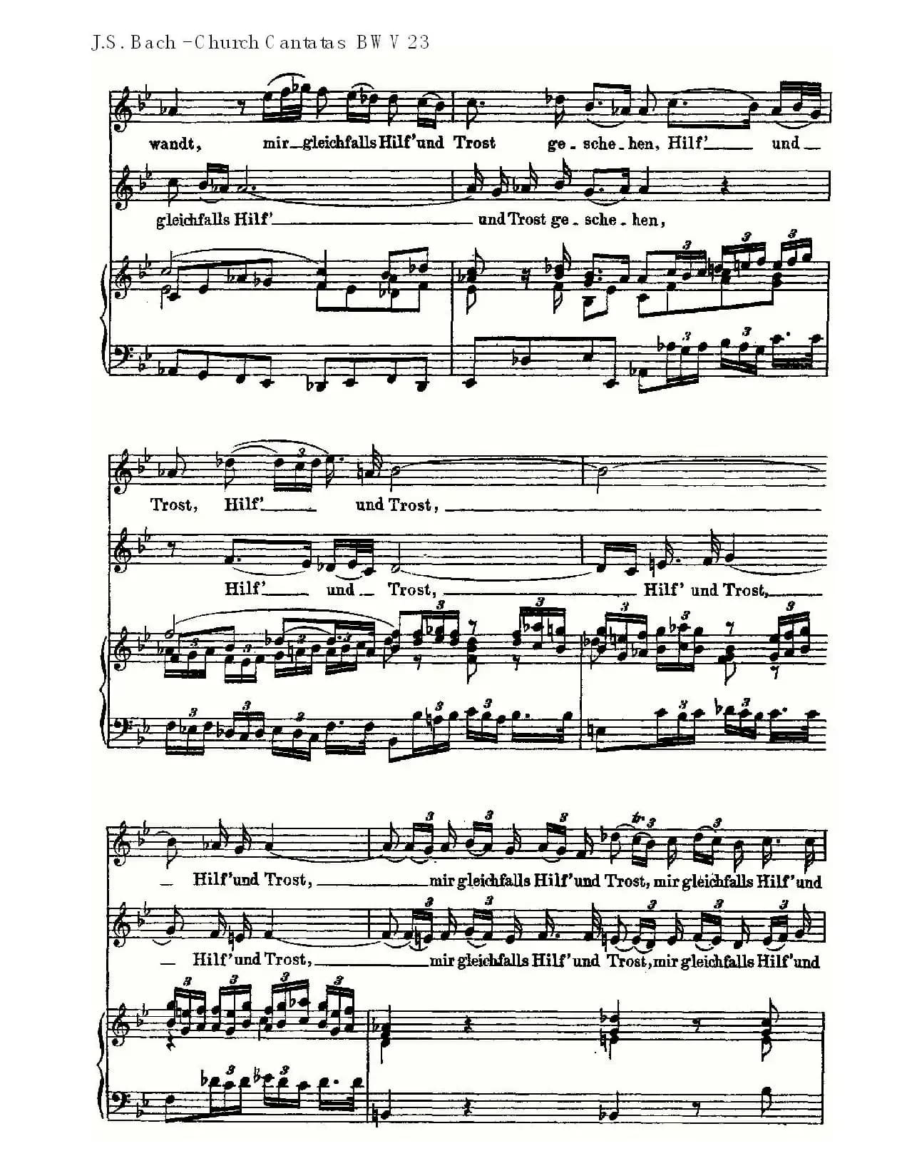 Du wahrer Gott und Davids sohn(真正的上帝的大卫之子)