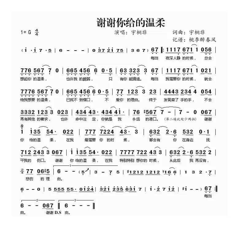 谢谢你给的温柔