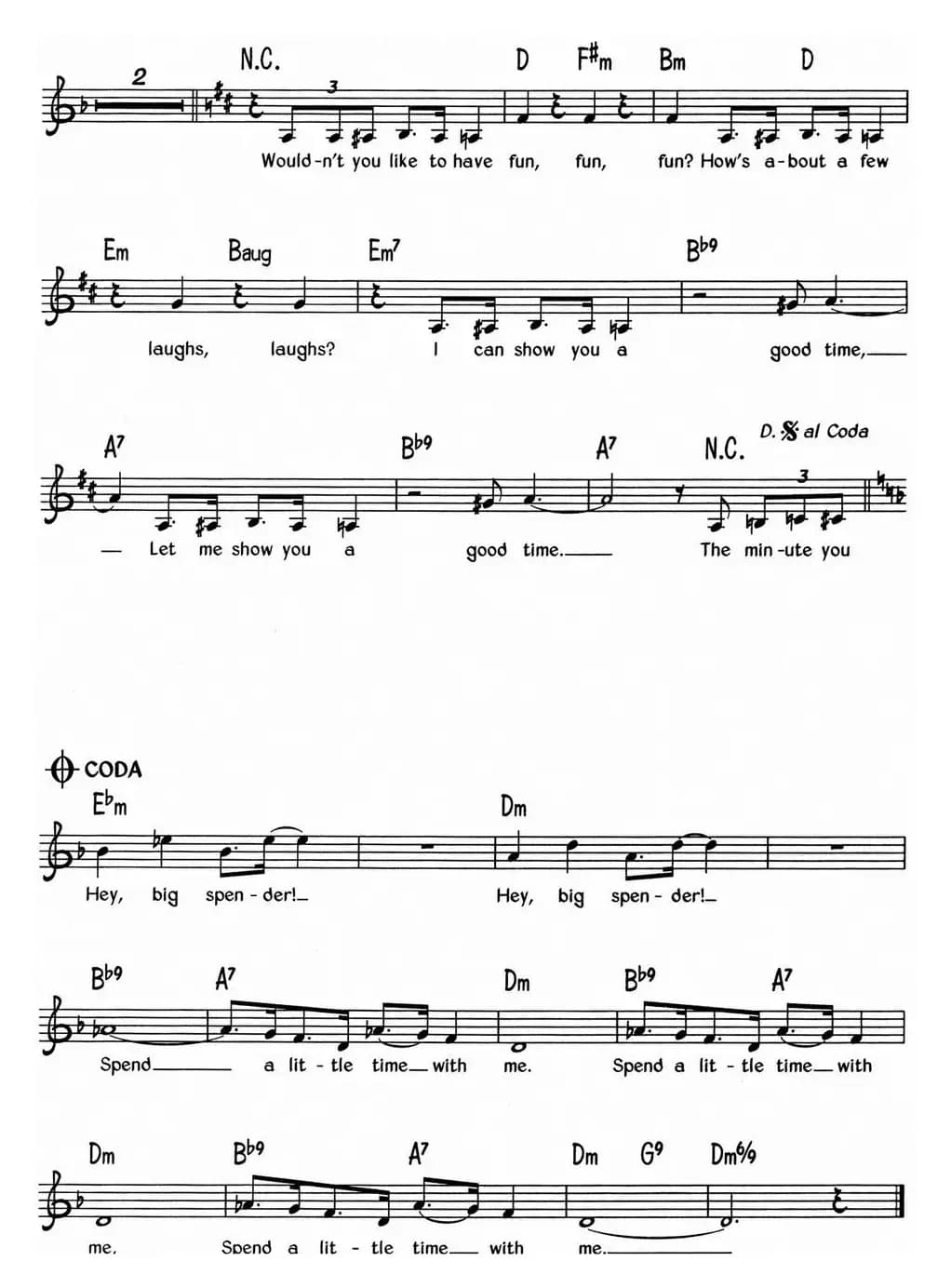 蓝调音乐：Big Spender