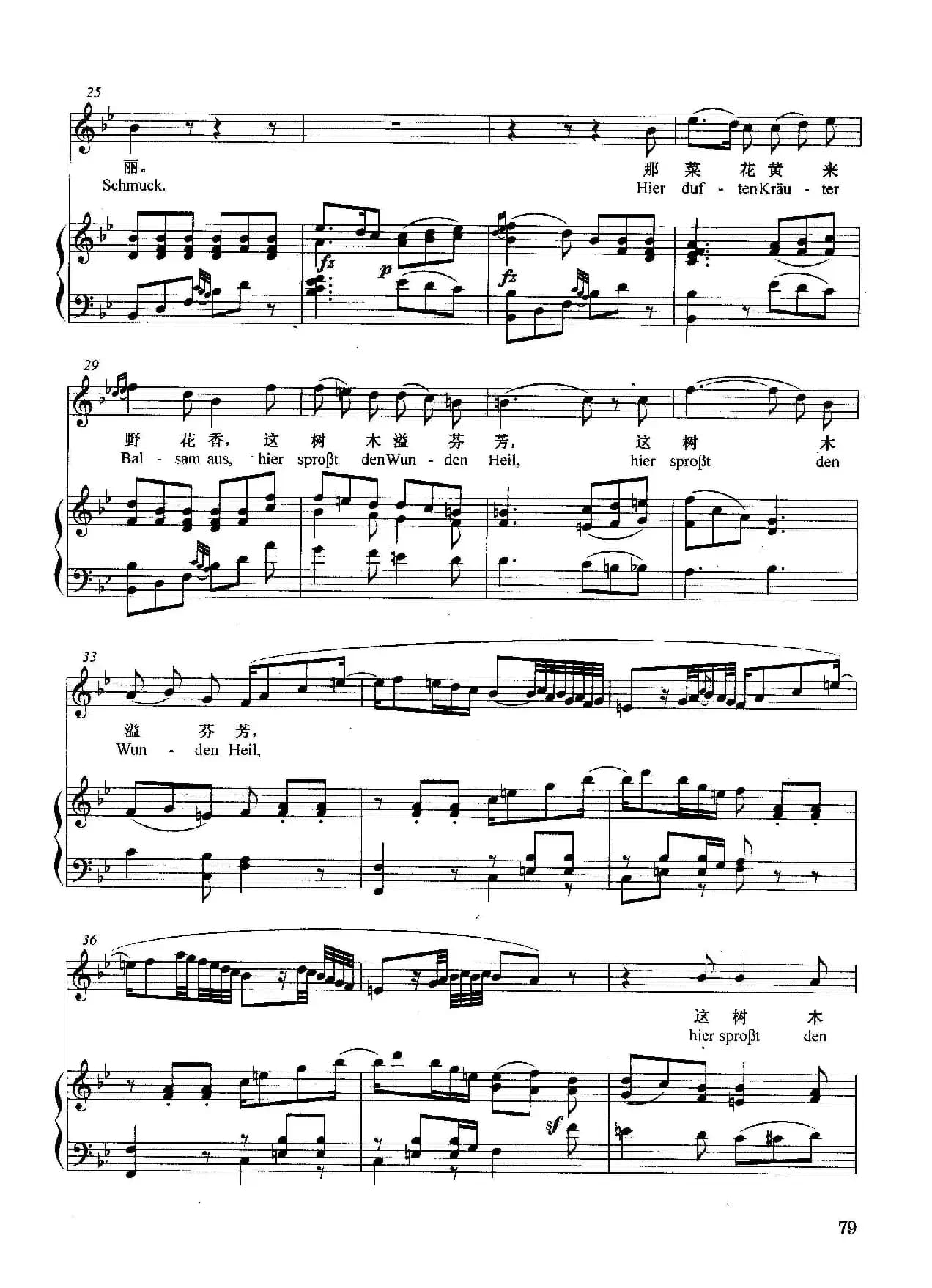 [奥]那大地披上绿新衣（正谱）