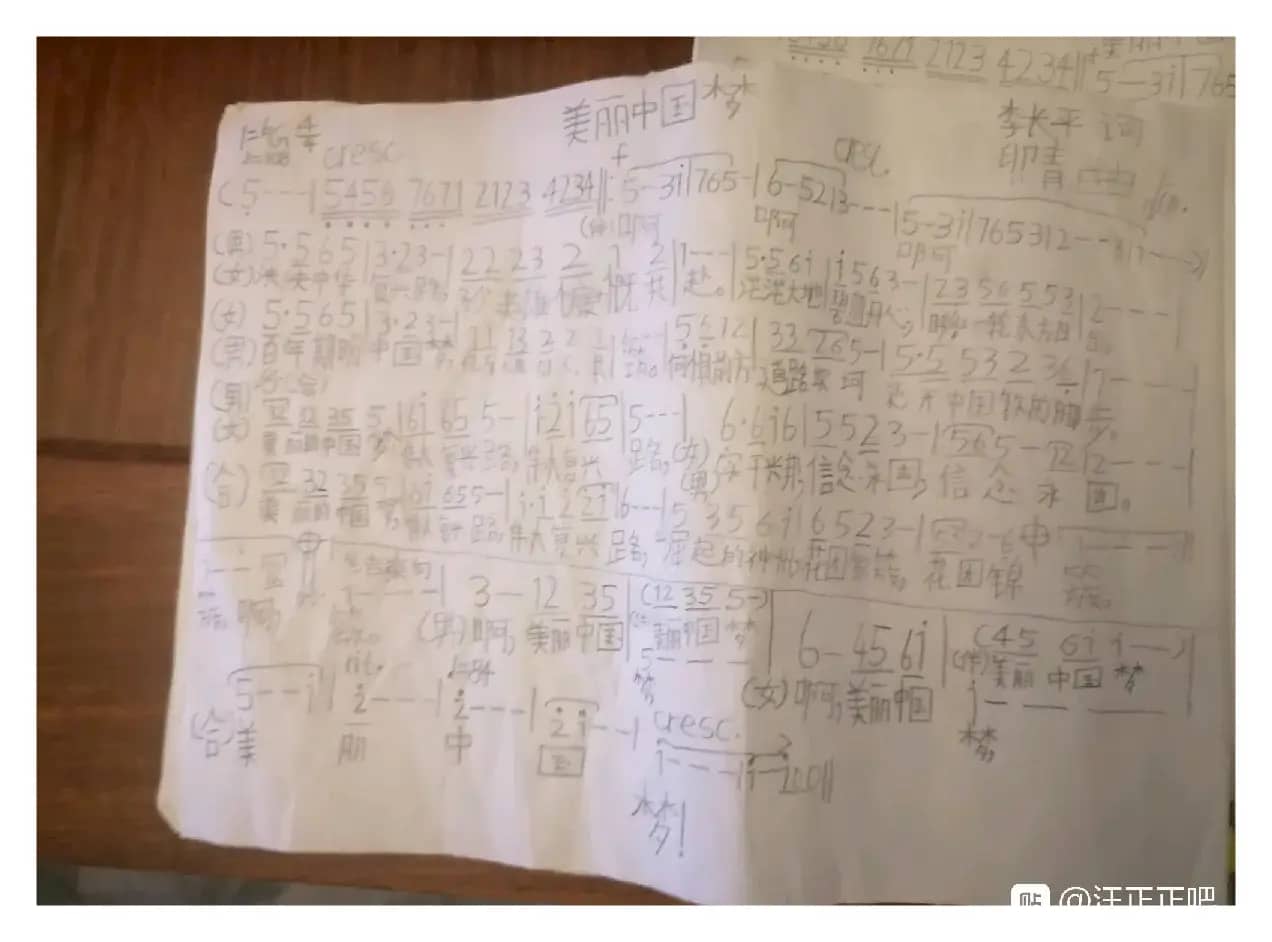 美丽中国梦（李长平词 印青曲）