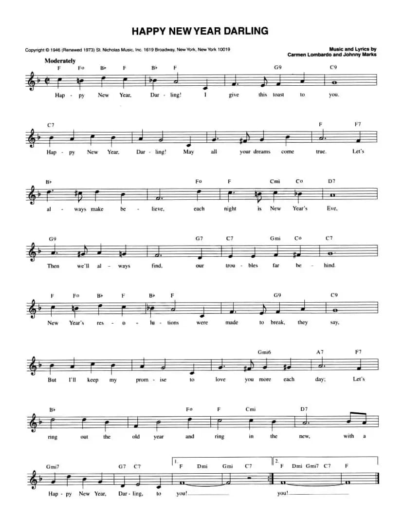 HAPPY NEW YEAR DARLING