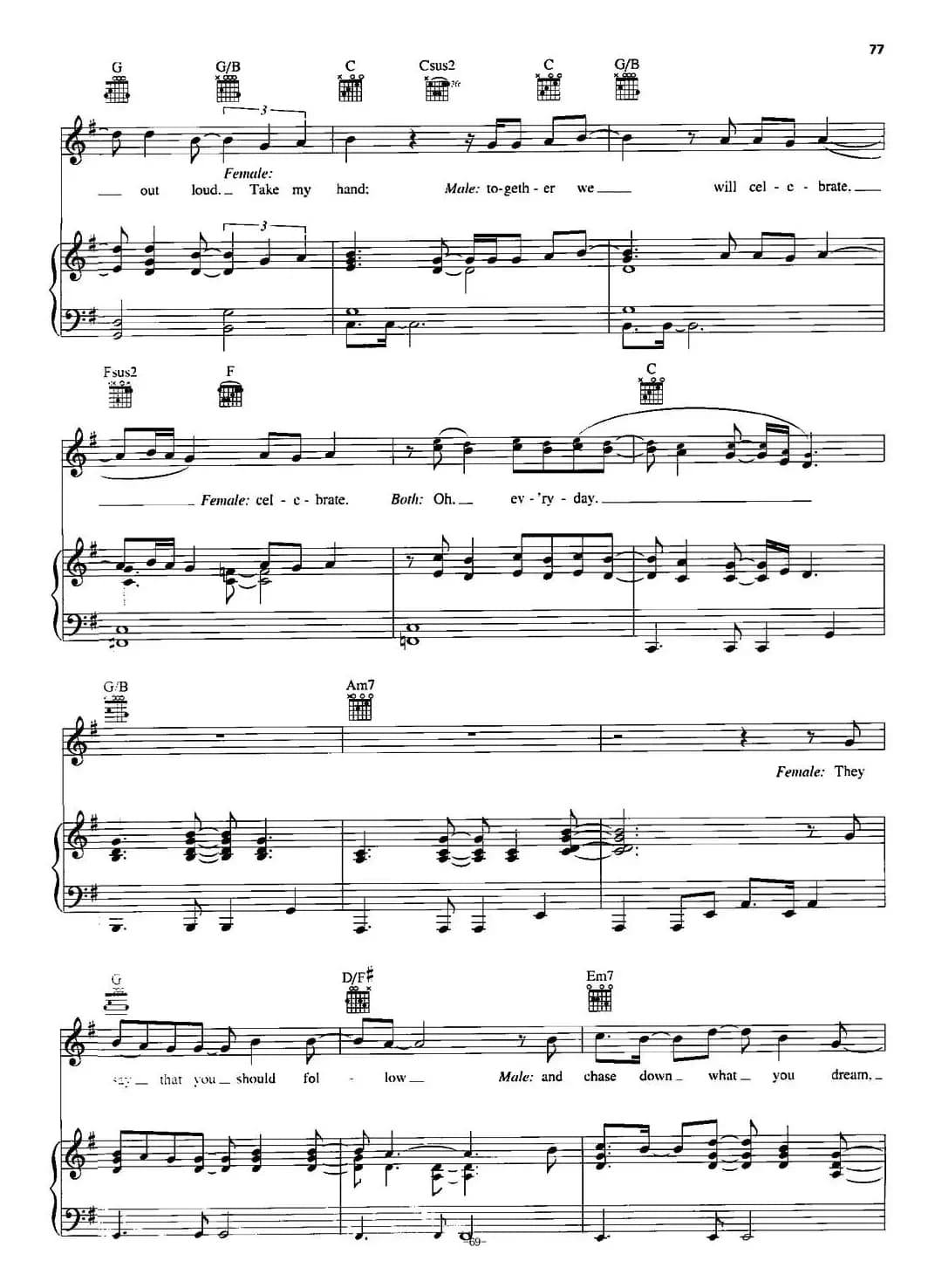 [美]Everyday（正谱）