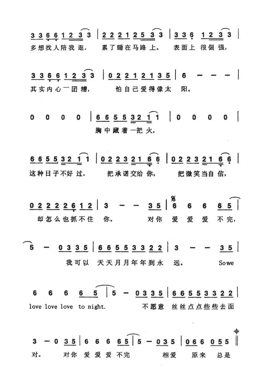 对你爱不完(陈乐融词 Ichiro Hada曲)