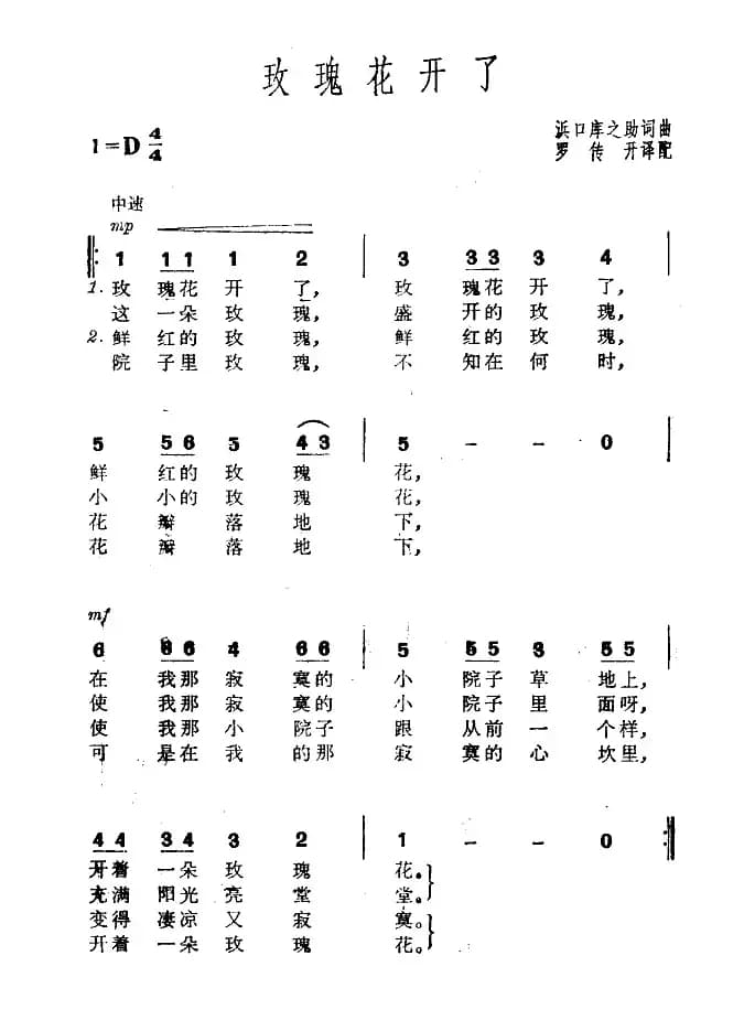 [日]玫瑰花开了