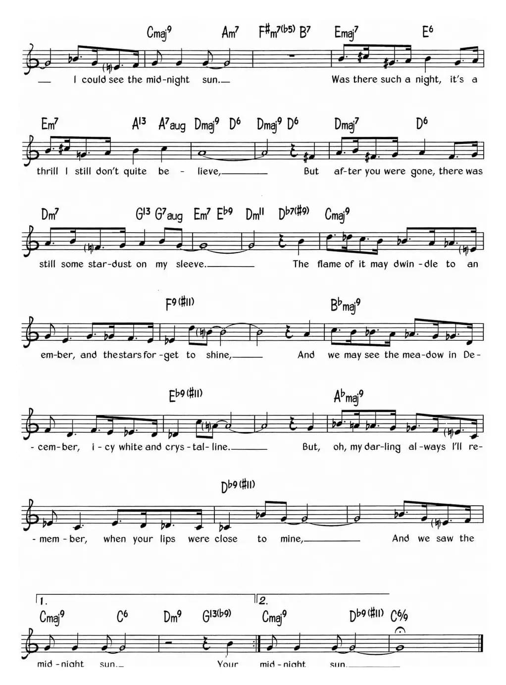 蓝调音乐：Midnight Sun