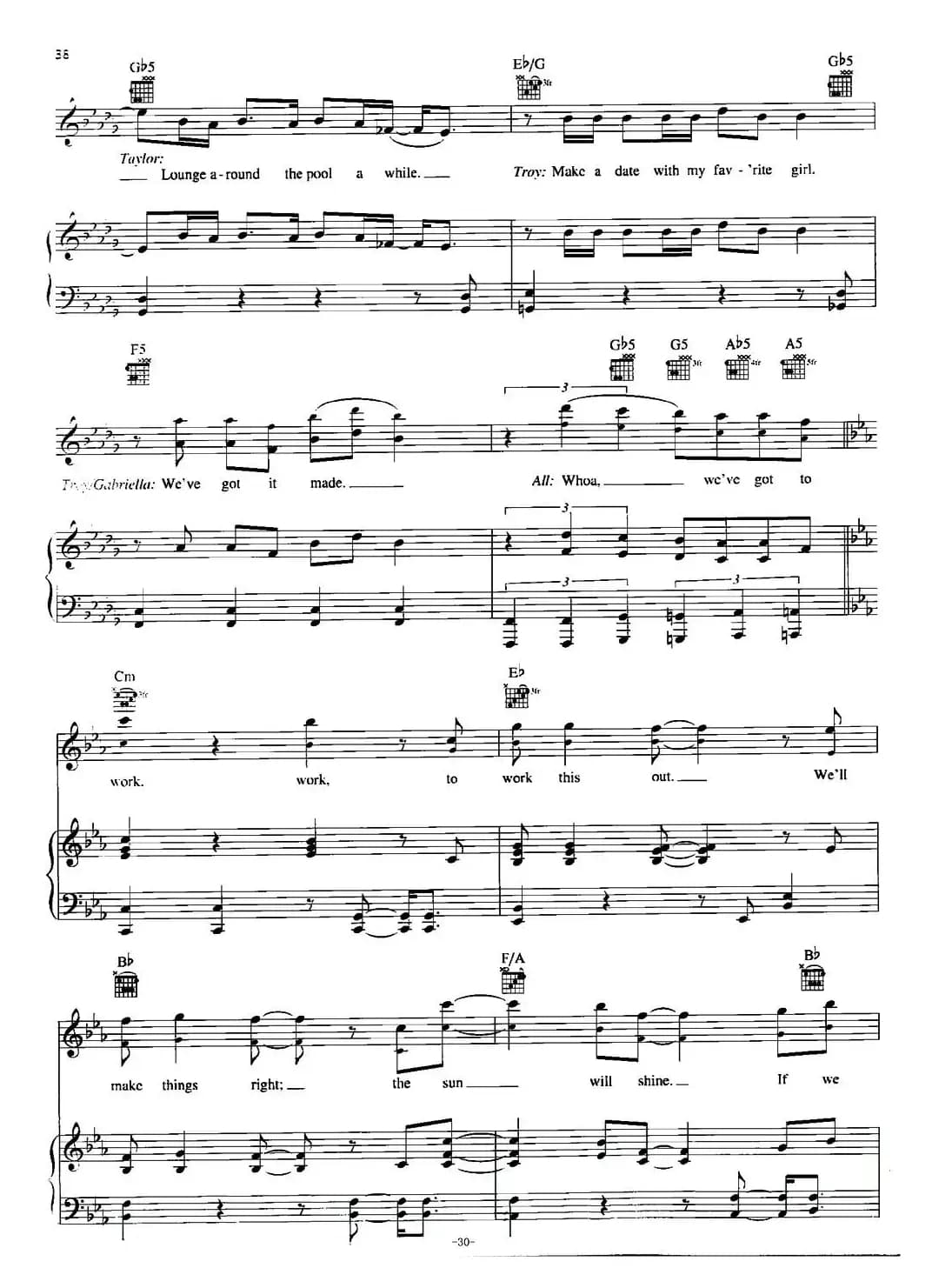 [美]Work This Out（正谱）