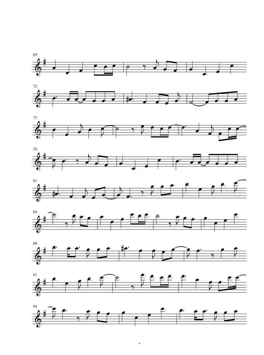 爱上鲨鱼的人鱼 （广州YOYO改编小提琴谱）