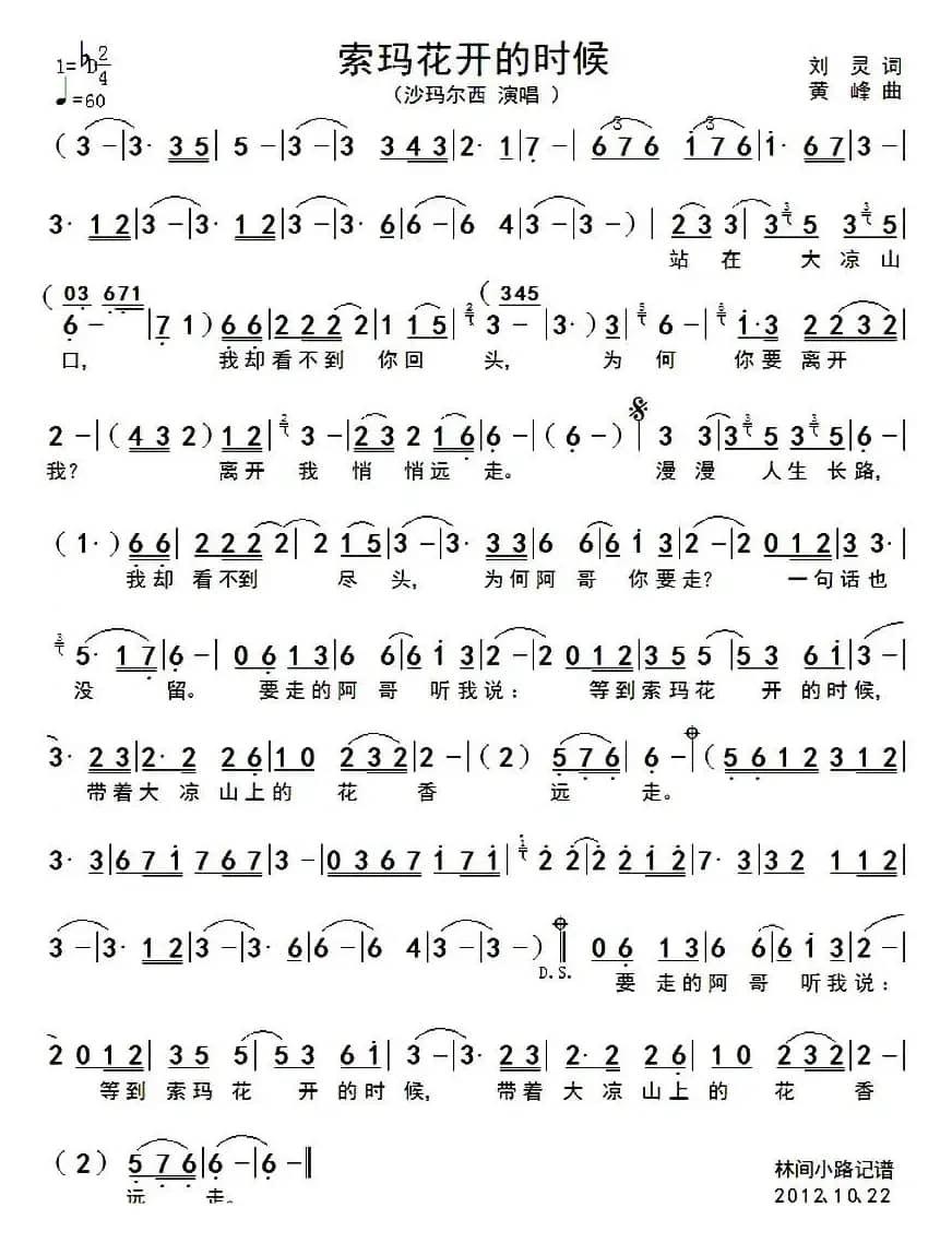 索玛花开的时候