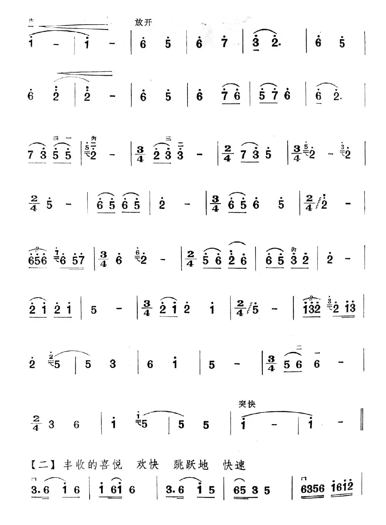 五指山上红旗飘（二胡独奏曲）