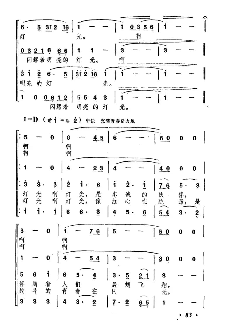 啊，深夜的灯光