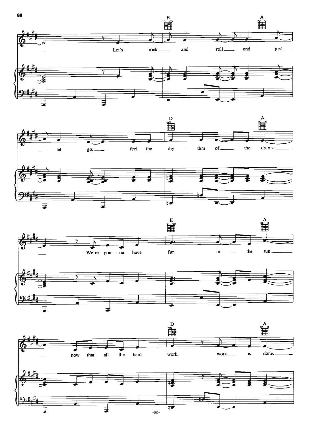 [美]All for one（正谱）