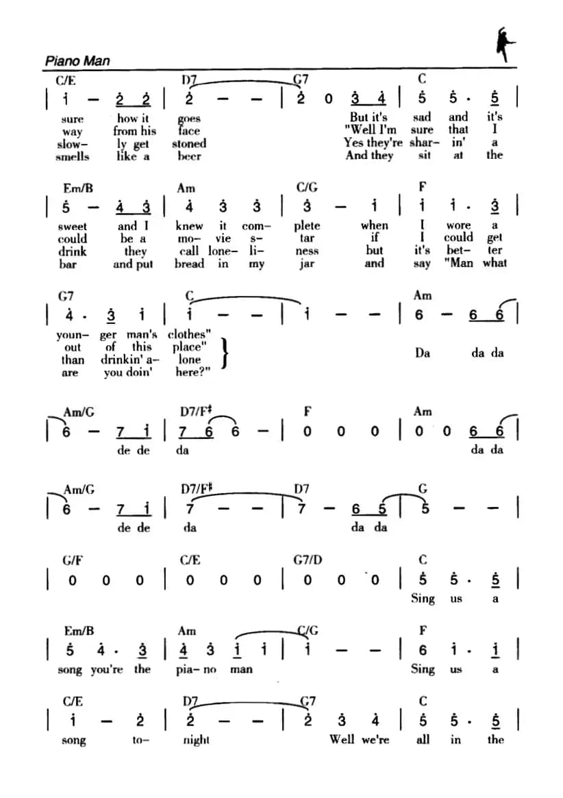 Piano Man（钢琴手）