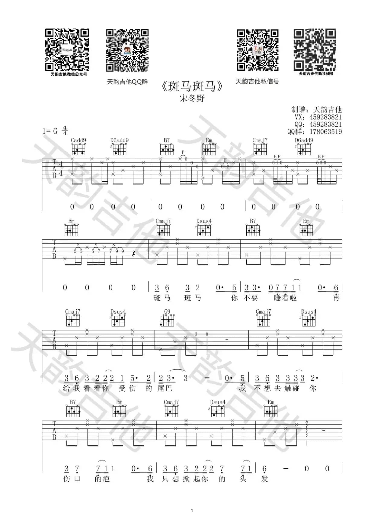 《斑马斑马》（宋冬野）