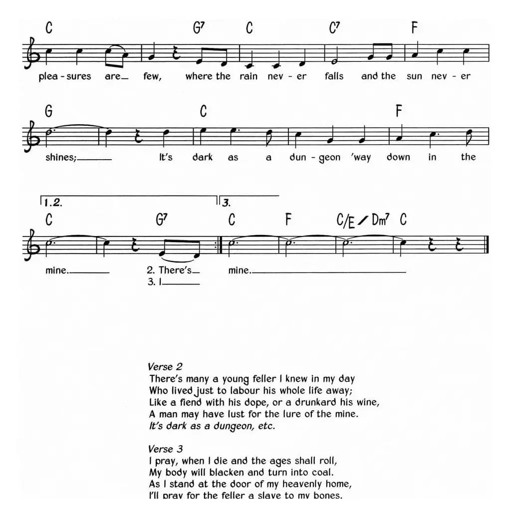 蓝调音乐：Way Down In The Mine