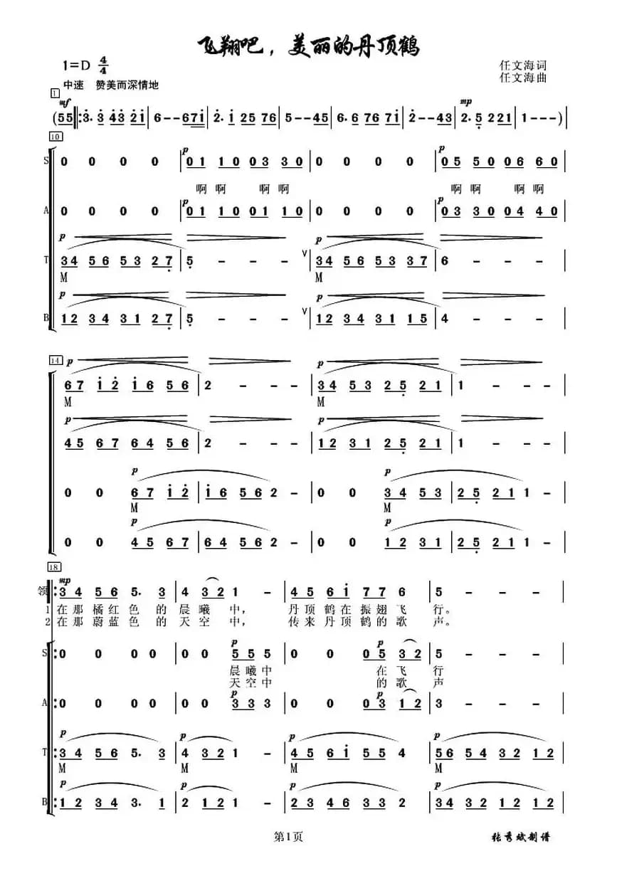 飞翔吧，美丽的丹顶鹤