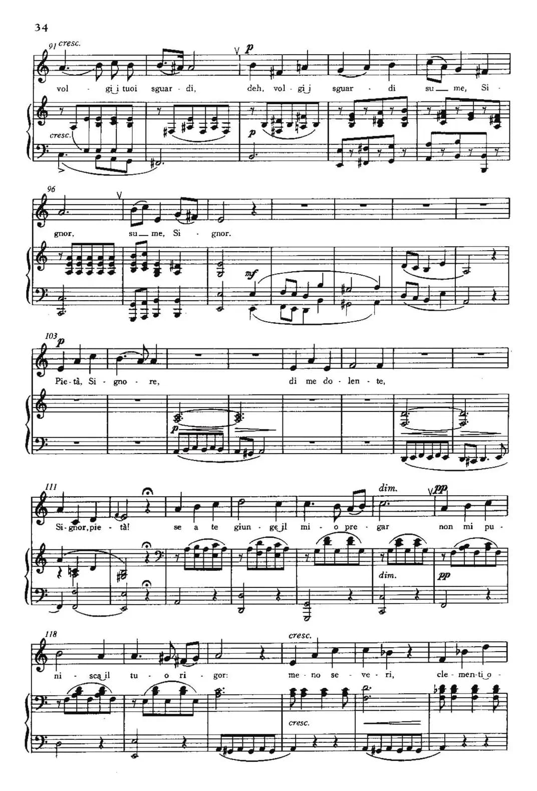 [意]Pieta,Signore!（怜悯我吧，上帝！）