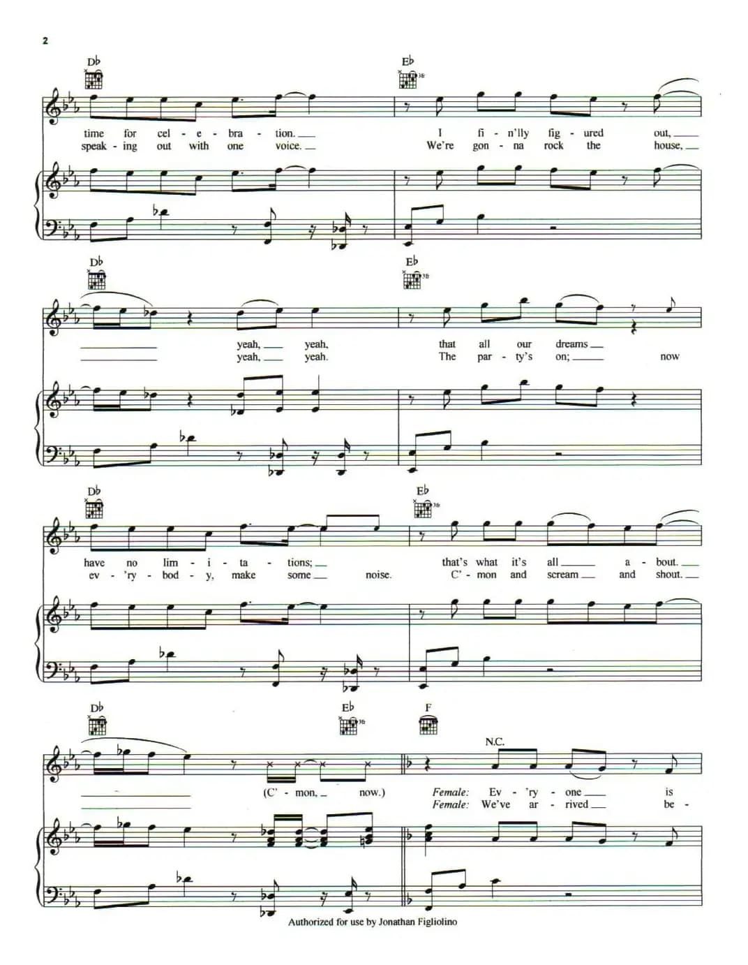 [美]We're All in This Together（我们团结一心）（正谱）