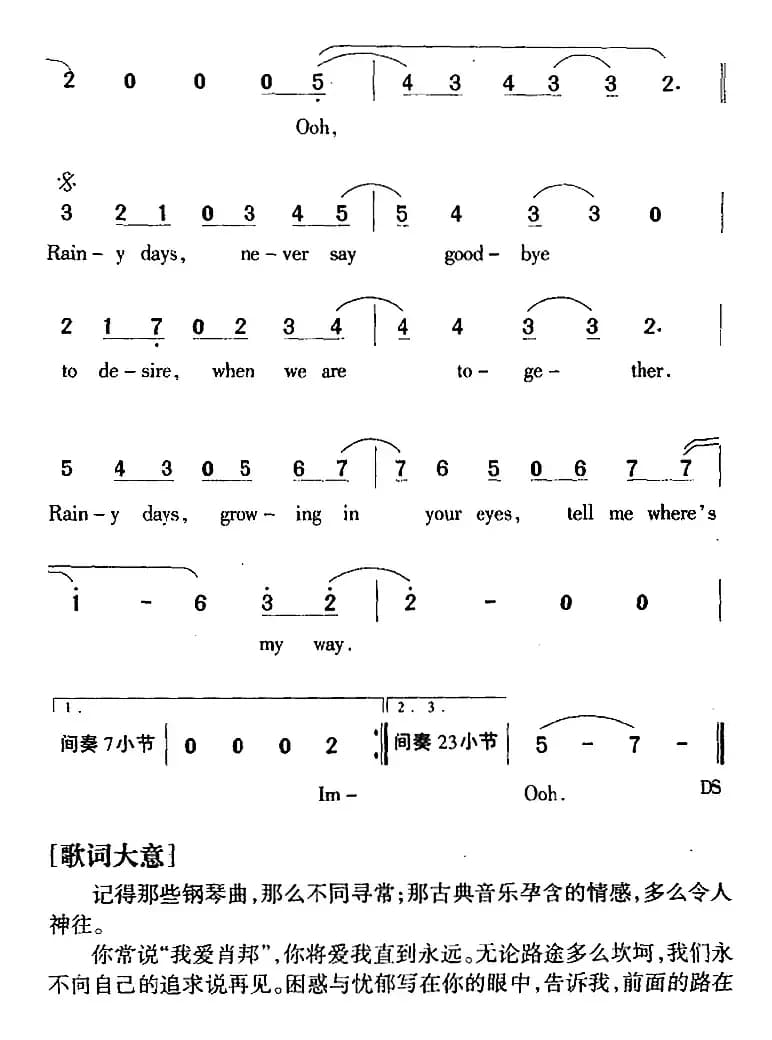 I Like Chopin （我爱肖邦）
