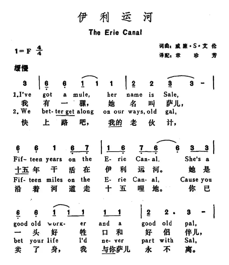 [美]伊利运河（The Erie Canal）