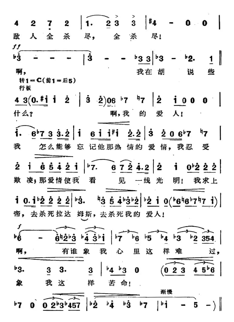 歌剧《阿伊达》选曲：祝你凯旋归来