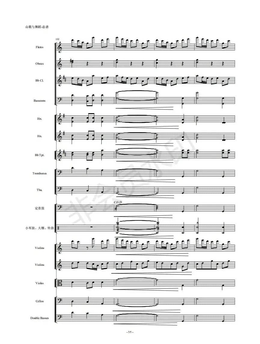 河南民歌组曲（第三乐章）