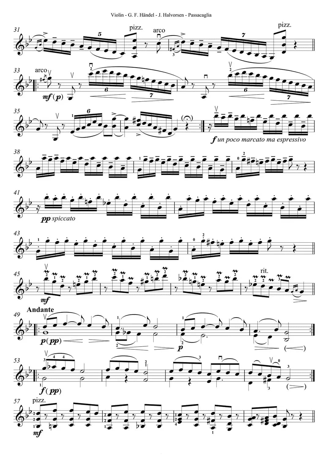 Passacaglia 帕萨卡利亚