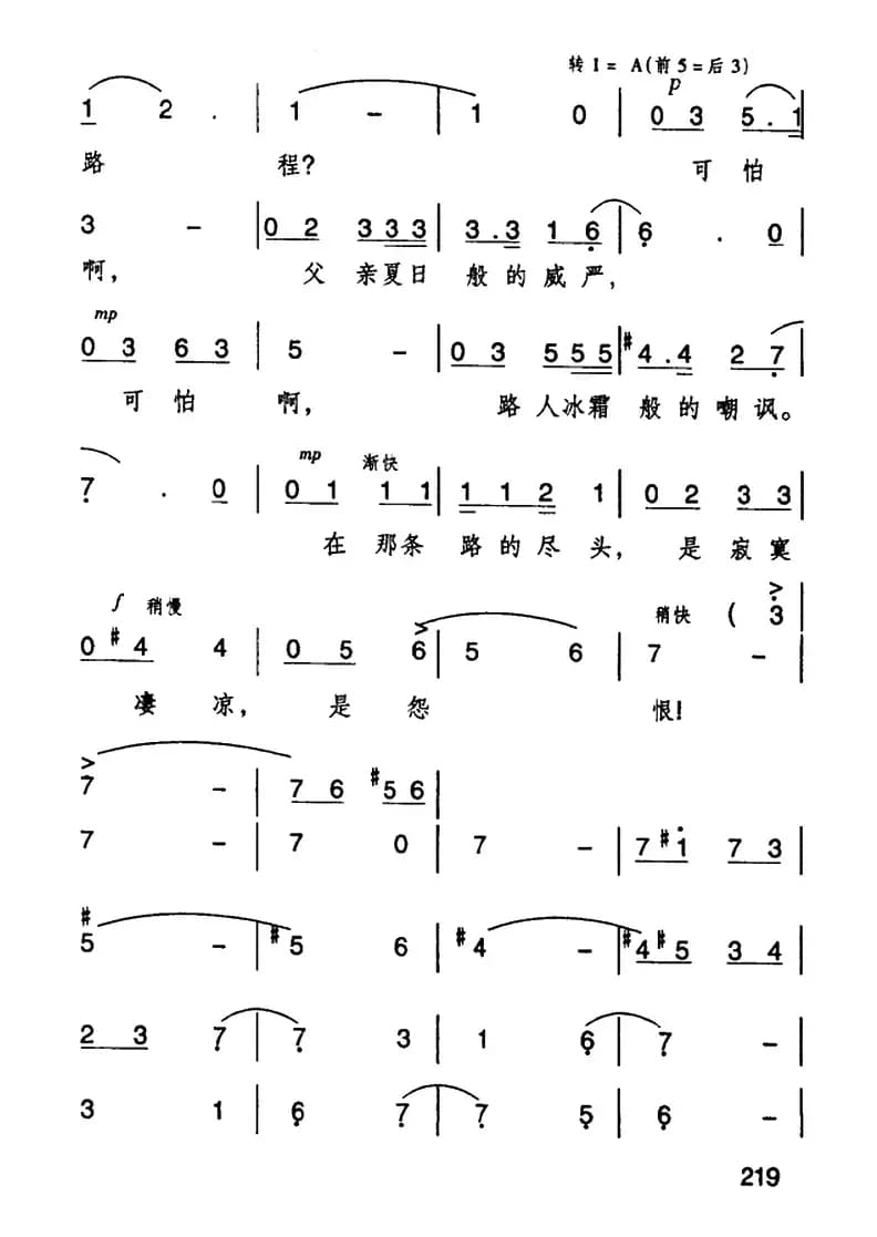 不幸的人生(电影《伤逝》选曲)