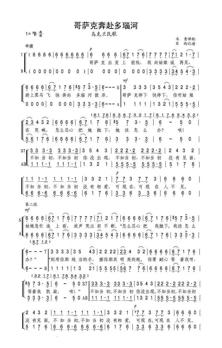 [乌克兰]哥萨克奔赴多瑙河