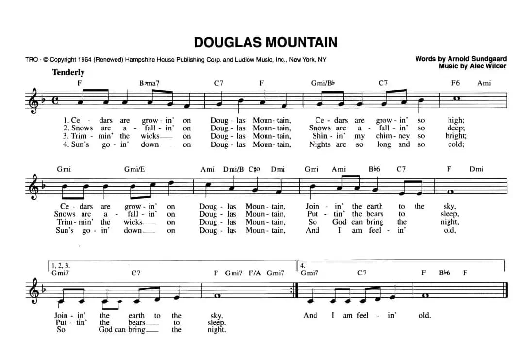 CHRISTMAS CELEBRATIONS：48.DOUGLAS MOUNTAIN