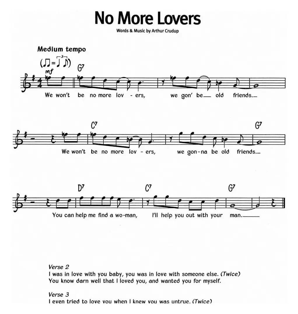 蓝调音乐：No More Lovers