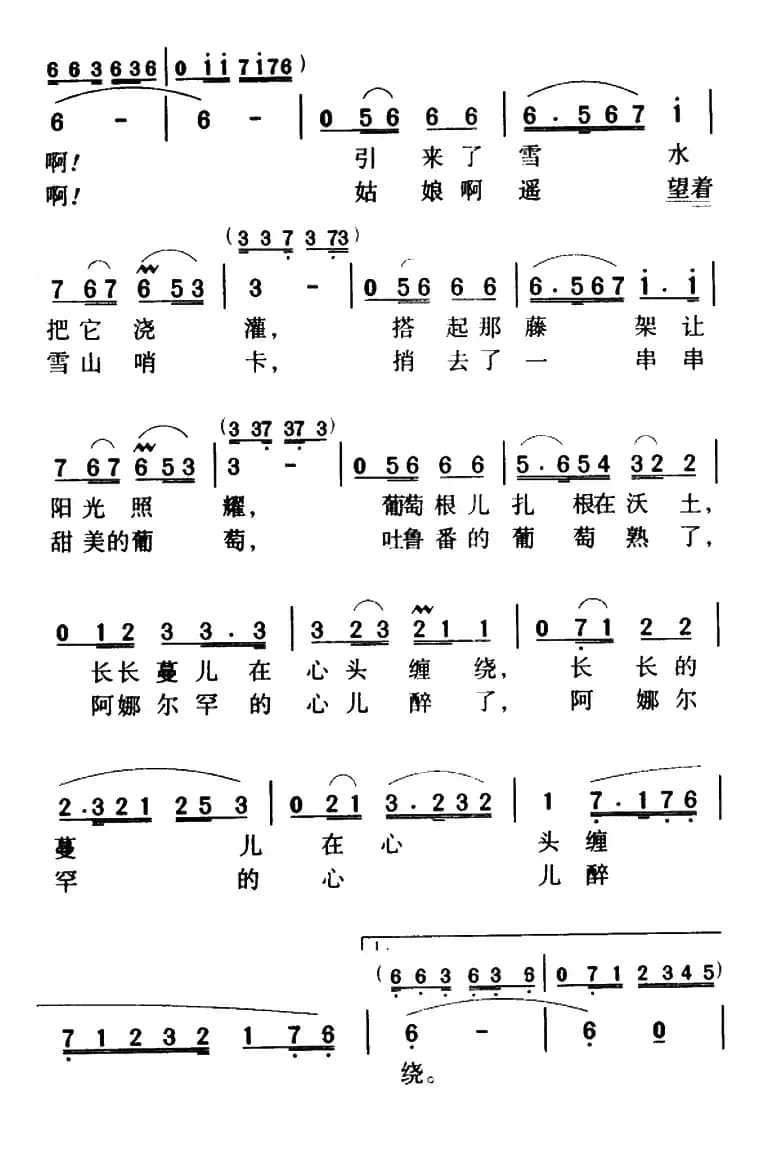 军歌金曲：吐鲁番的葡萄熟了