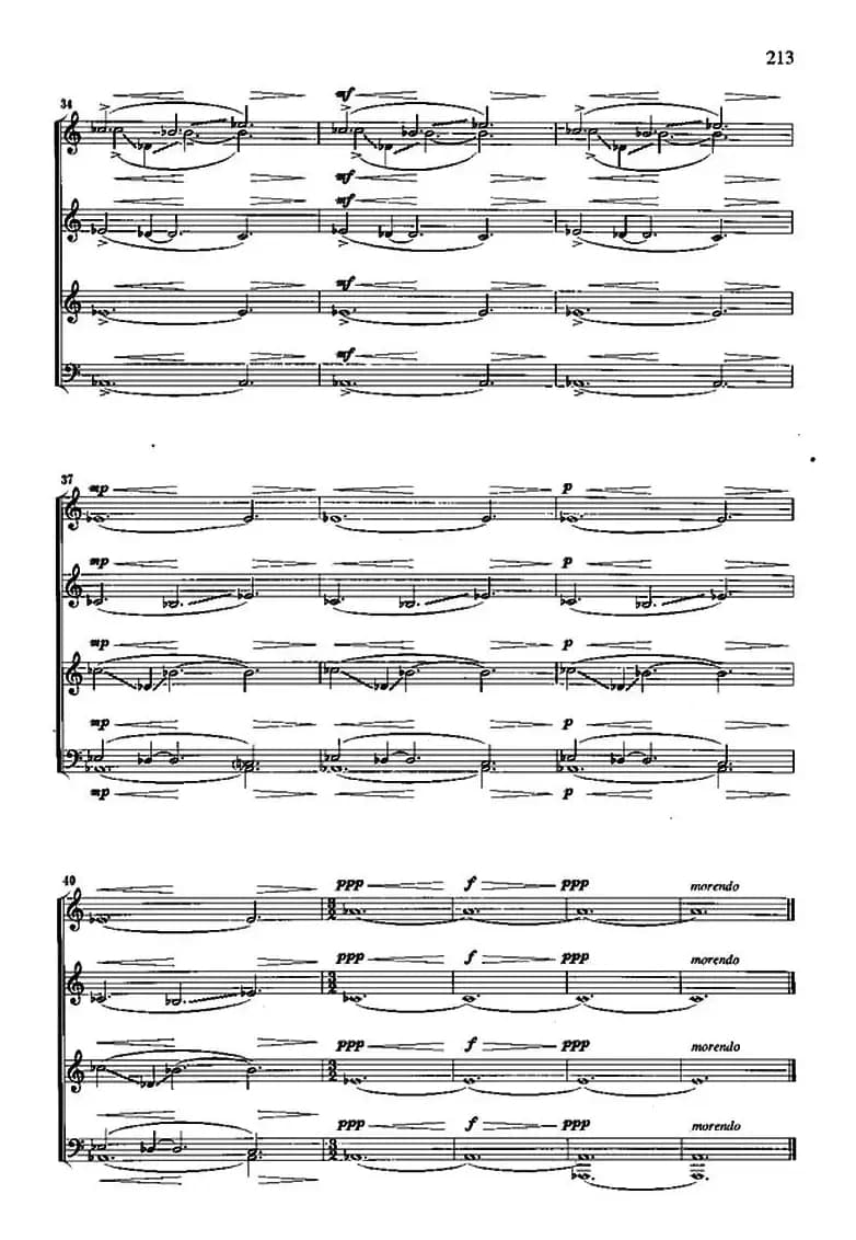 [俄]冬日摇篮曲（合唱练声曲、中俄文对照、五线谱）