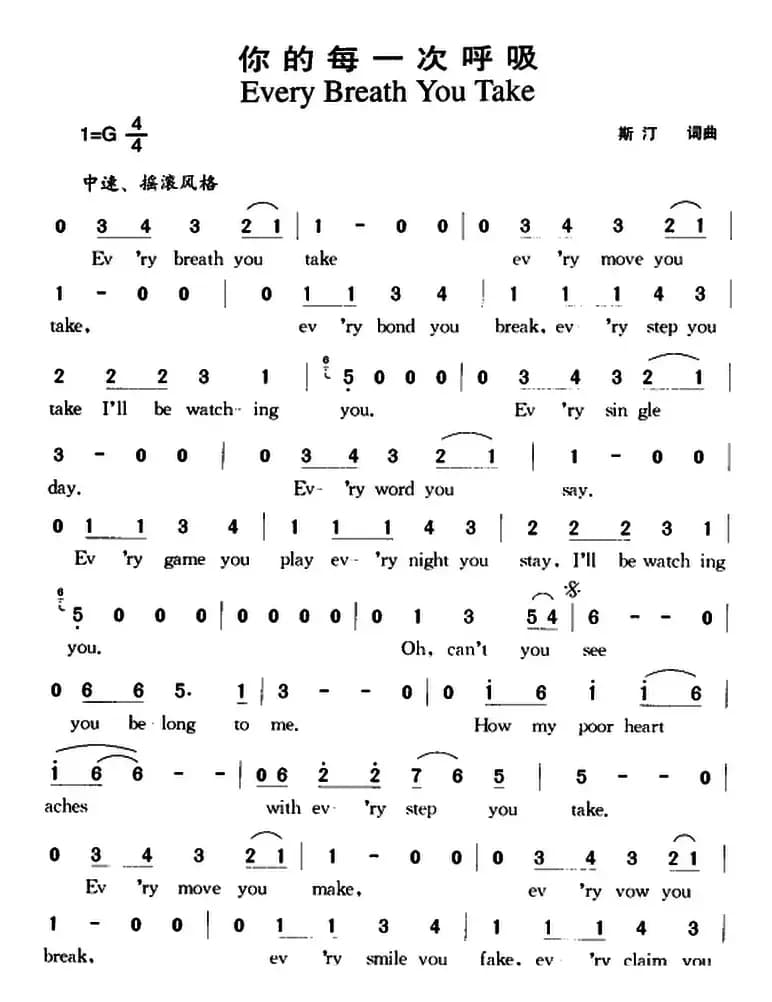 你的每一次呼吸