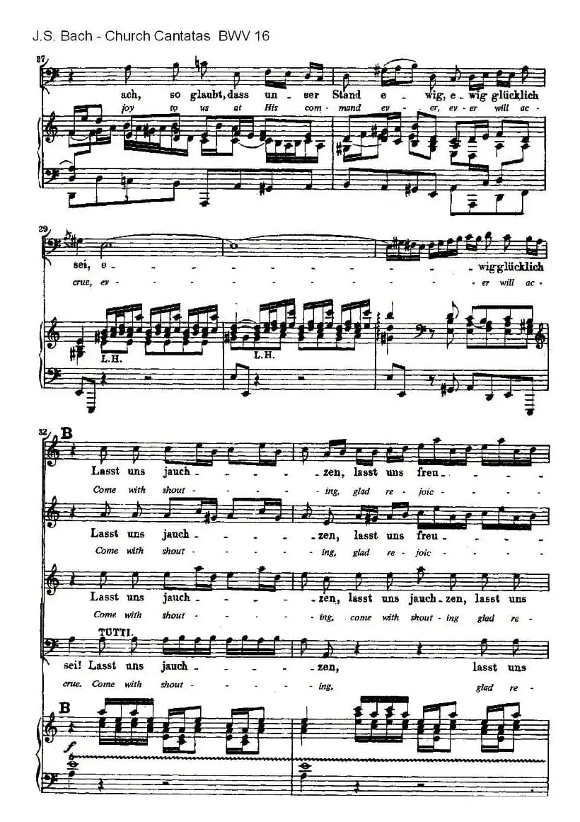 Herr Gott, ich loben wir（上帝我主，我们颂扬您）