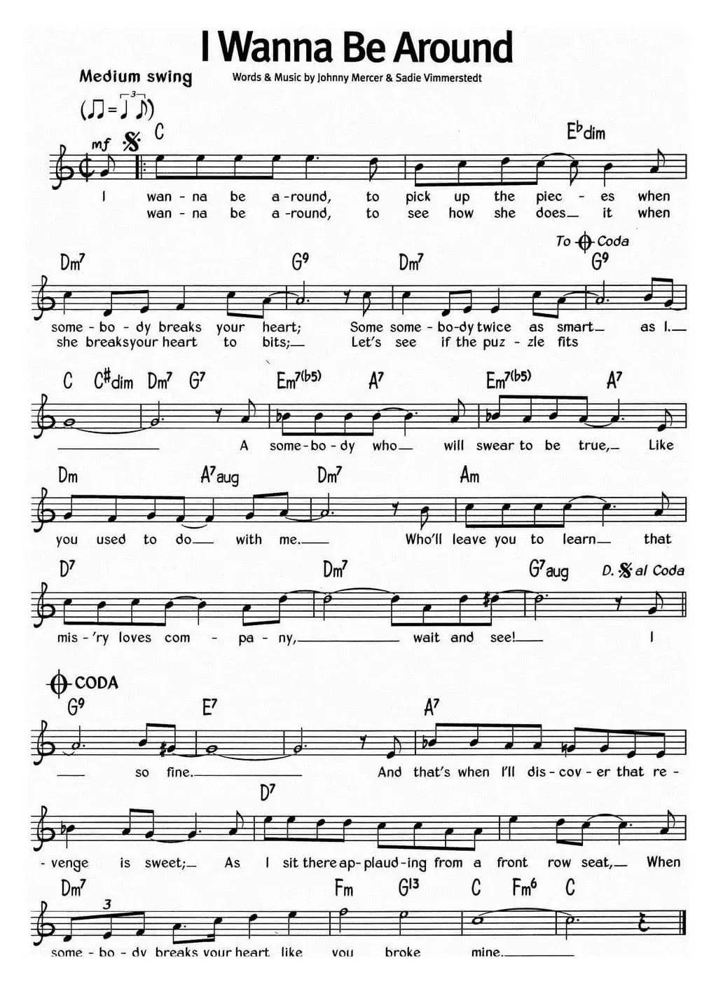 蓝调音乐：I Wanna Be Around