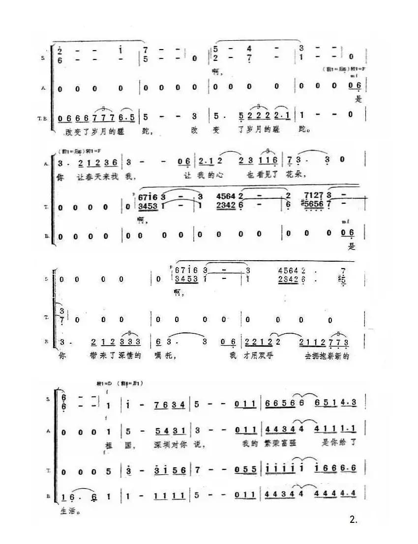 祖国深圳对你说