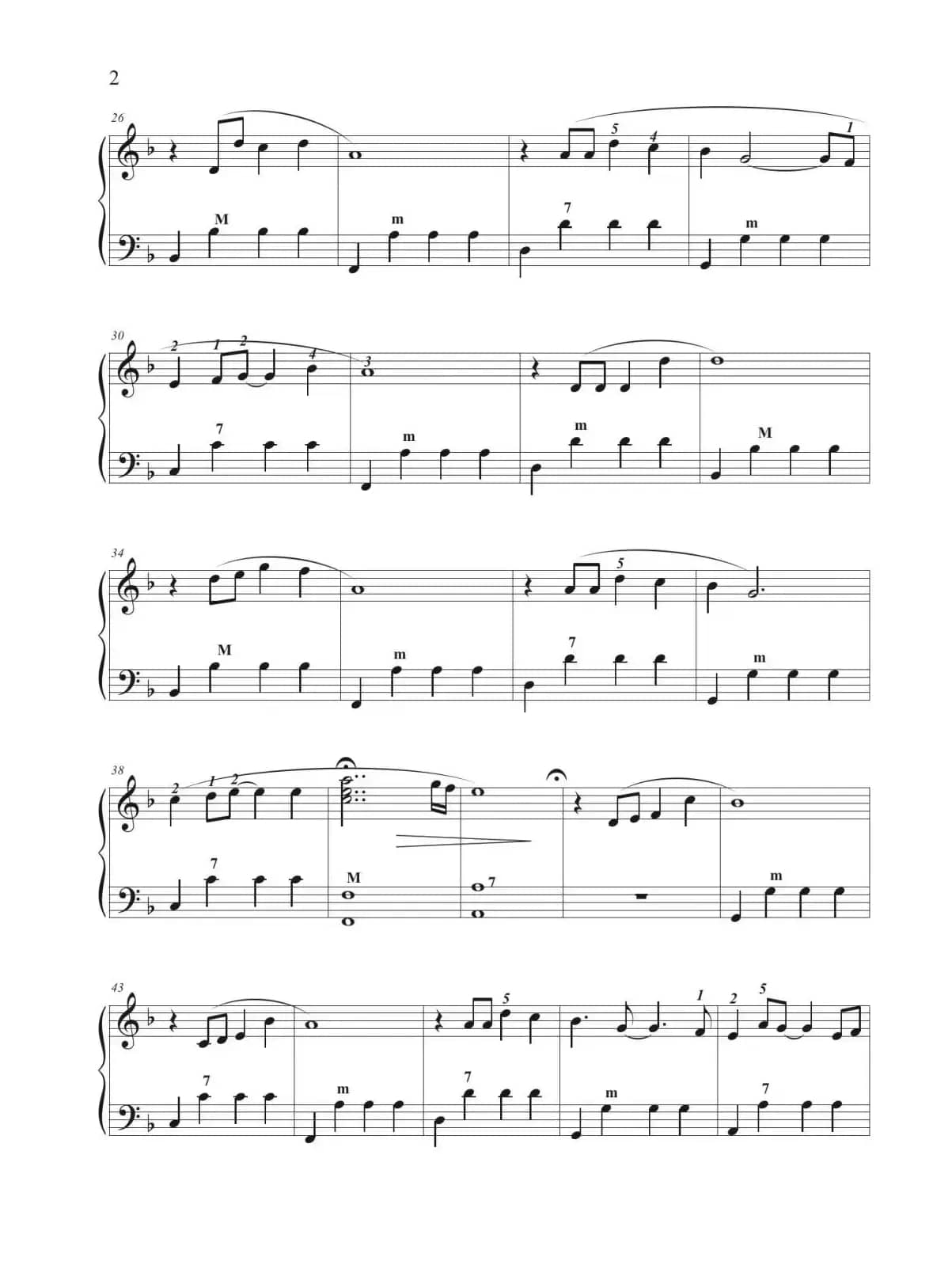 贝加尔湖畔（手风琴五线谱高清版）